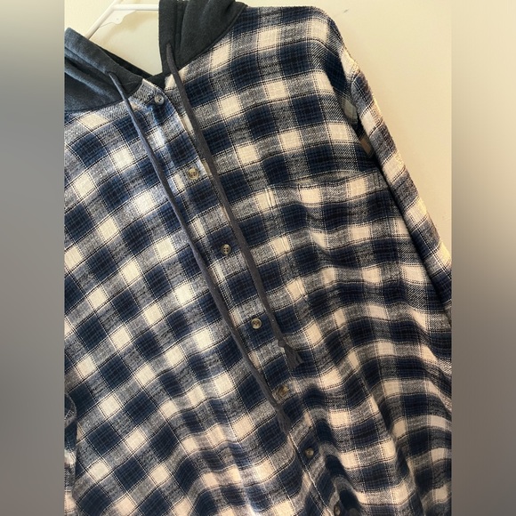 Flannel hoodie - Picture 3 of 4